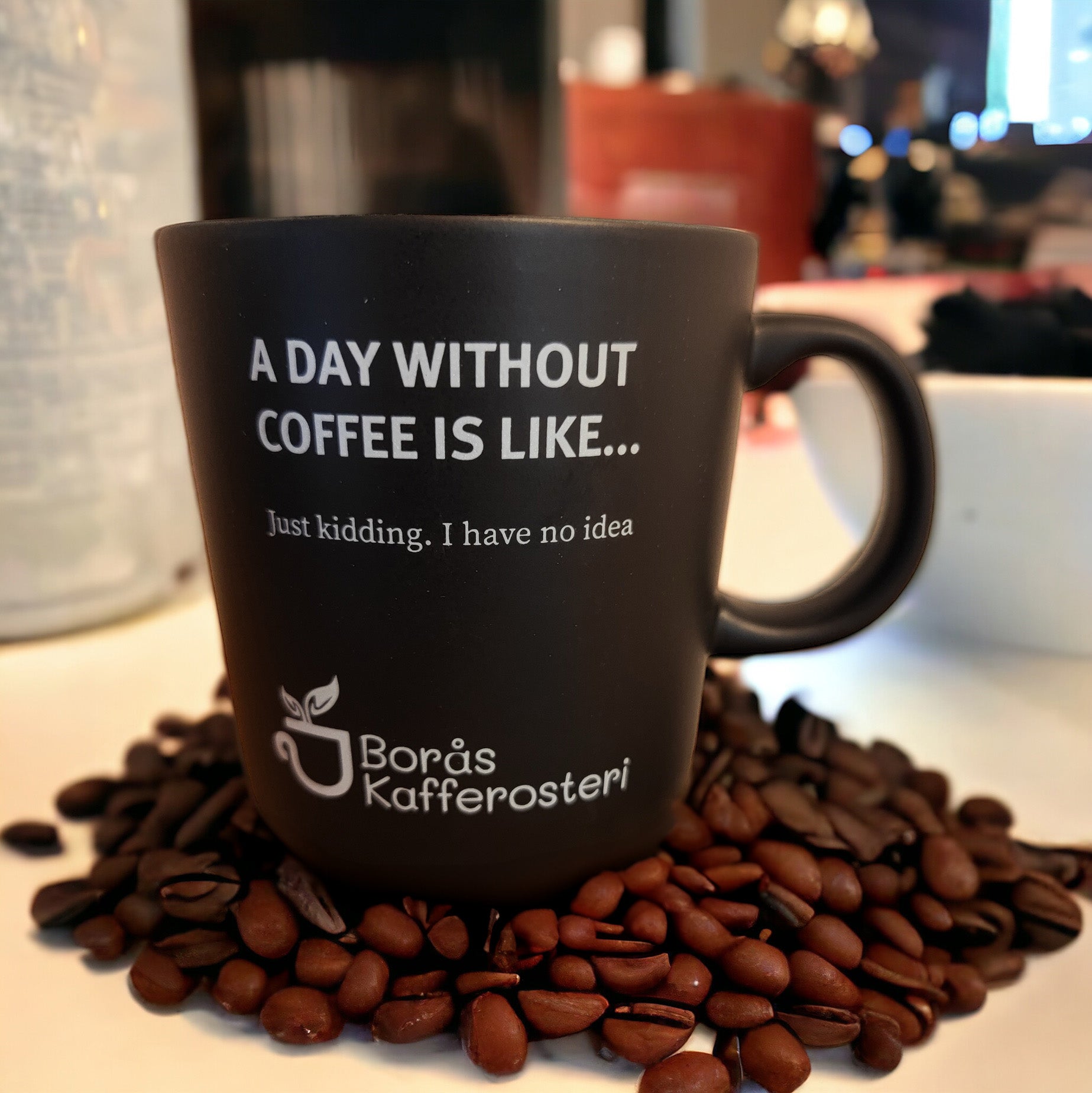 Coffee mugs with quotes  Bors Kafferosteri